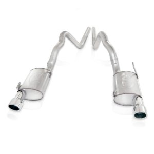 Ford Shelby GT500 Performance Exhaust - Stainless Works - Cat Back, Chambered Mufflers - `07-`10